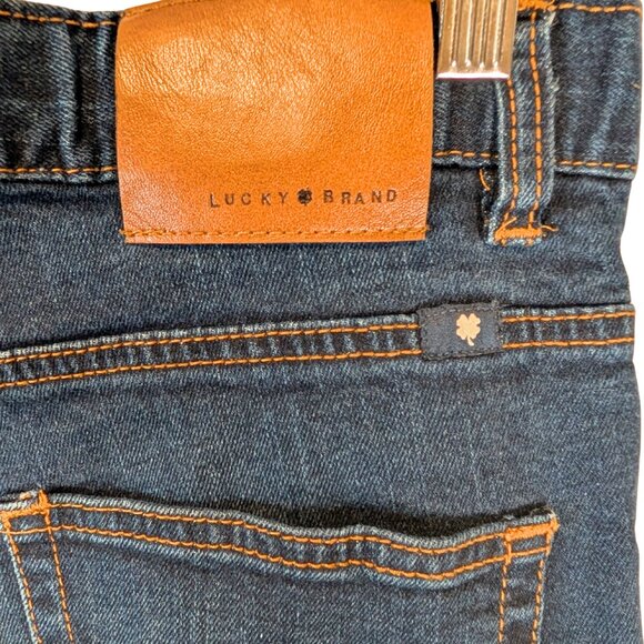 Lucky Brand Boys 18 Dark Wash Skinny Jeans Authentic Youth Denim Skater kid pant - Picture 5 of 8